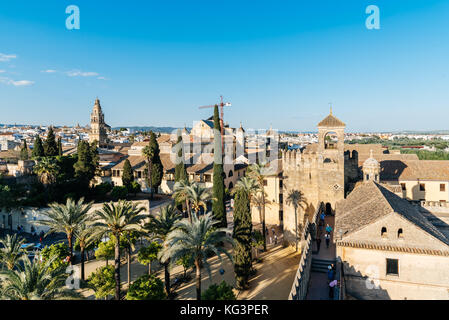 Schloss der Christlichen Könige in Cordoba Stockfoto