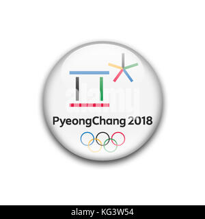 Pyeong Chang 2018 Stockfoto