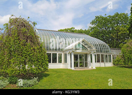 Rochester, New York - 28. Mai 2017: Die wichtigsten Treibhausgase von lamberton Wintergarten im Hochland botanische Park in Rochester, New York. Der Wintergarten h Stockfoto