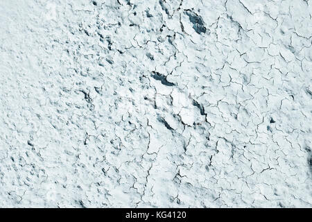 abblätternde Farbe an Wand Stockfoto