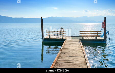 Nationalpark Skutarisee, Shkodra, Albanien Stockfoto