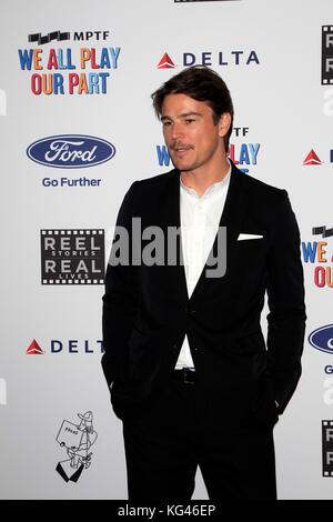 Hollywood, CA. 2 Nov, 2017. Josh Hartnett in der Ankunftshalle für 6. jährliche Haspel Geschichten, reale Leben, Milch Studios, Hollywood, ca 2. November 2017. Credit: priscilla Grant/Everett collection/alamy leben Nachrichten Stockfoto