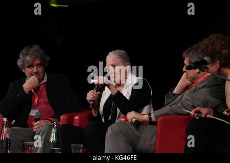 Rom, Italien. 2 Nov, 2017. Vanessa Redgrave erfüllt das Publikum während der 12 Rom Film Fest im Auditorium Parco della Musica am 2. November 2017 in Rom, Italien. Credit: Polifoto/Alamy leben Nachrichten Stockfoto