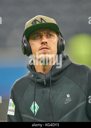 Frankfurt am Main, Deutschland. 3. november 2017. Max Kruse, bre 10 Eintracht Frankfurt - SV Werder Bremen 2-1 Deutsche Fussball Liga Match in Frankfurt, November 03, 2017, Saison 2017/2018 © Peter Schatz/alamy leben Nachrichten Stockfoto