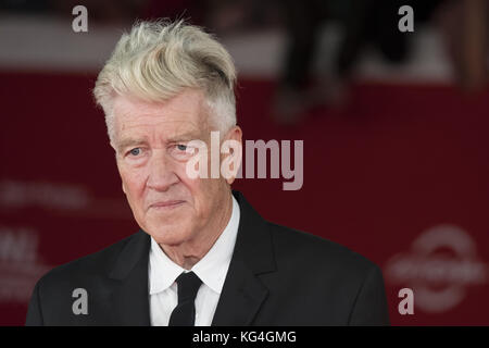 Rom, Italien. November 2017. Rom, Italien. November 2017. David Lynch beim 12. Rome Film Fest am Roten Teppich Quelle: Silvia Gerbino/Alamy Live News Quelle: Silvia Gerbino/Alamy Live News Stockfoto