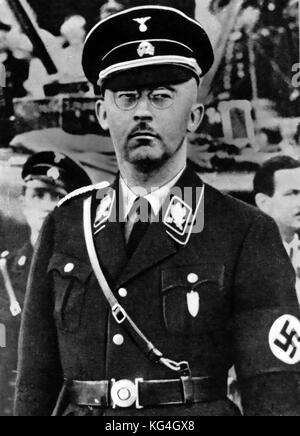 Heinrich HIMMLER (1900-1945) führendes Mitglied der Deutschen Nazi-Partei Stockfoto