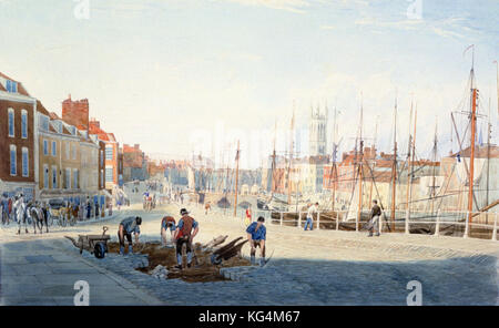 St. Augustine's Parade Bristol 1810 Stockfoto