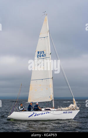 Regatta für Peter der Große Golf Cup - segelte Boat Race in Wladiwostok, Russland Stockfoto