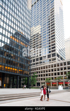 Seagram Building, Park Avenue, Skyscraper, Midtown, Manhattan, New York, USA, Nordamerika Stockfoto