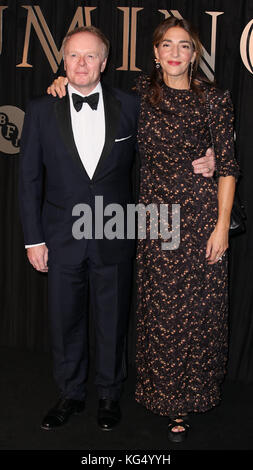 Die BFI-Fundraising-Gala „Luminous“ in der Guildhall - Ankünfte mit: Jason Watkins, Clara Francis Where: London, United Kingdom Wann: 03 Oct 2017 Credit: Mario Mitsis/WENN.com Stockfoto