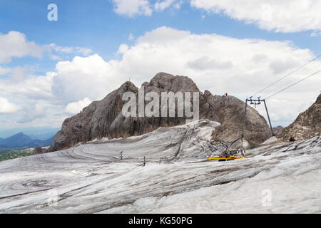 Via Ferrata auf koppenkarstein in der Nähe von Dachstein Gletscher, österreichischen Alpen Stockfoto