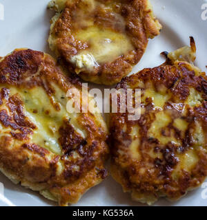 Kartoffelkuchen mit Butterbad-Diät Stockfoto