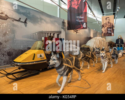 Anzeige innerhalb der RCMP Heritage Centre, Regina, Saskatchewan, Kanada. Stockfoto