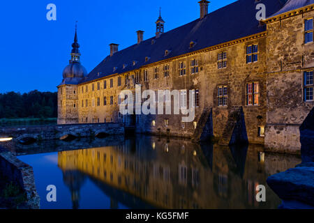 Schloss Lembeck, Dorsten-Lembeck, Münsterland, Nordrhein-Westfalen, Deutschland Stockfoto