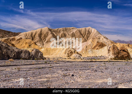 Die USA, Kalifornien, Death Valley National Park, 20 mule Team Canyon, Furnace Creek waschen Stockfoto