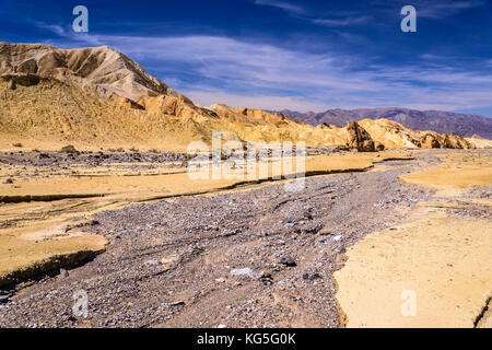 Die USA, Kalifornien, Death Valley National Park, 20 mule Team Canyon, Furnace Creek waschen Stockfoto