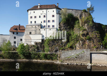 Veste Niederhaus, Ilz, Altstadt, Passau, Niederbayern, Bayern, Deutschland, Europa, Stockfoto