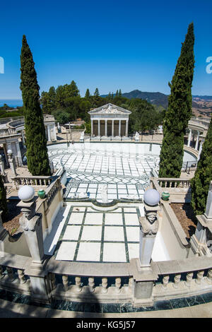 Die luxuriösen Neptun Pools, Hearst Castle, Big Sur, Kalifornien, USA Stockfoto