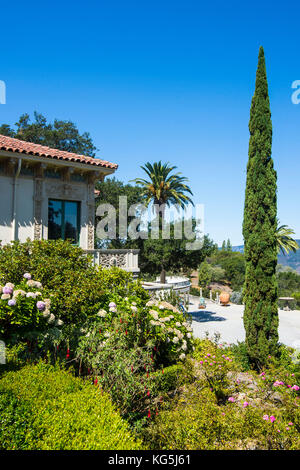 Guest Villa an Hearst Castle, Big Sur, Kalifornien, USA Stockfoto