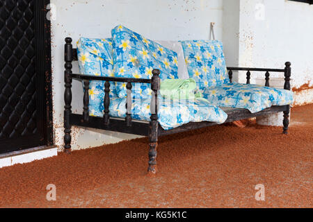 Kinder Krabben Migration durch Flying Fish Cove, gecarcoidea Natalis, Christmas Island, Australien Stockfoto