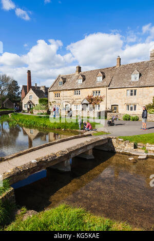 England, Cotswolds, Gloucestershire, Lower Slaughter Stockfoto