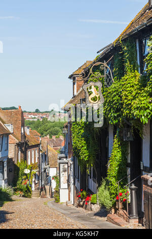 England, East Sussex, Roggen, das Mermaid Inn Stockfoto