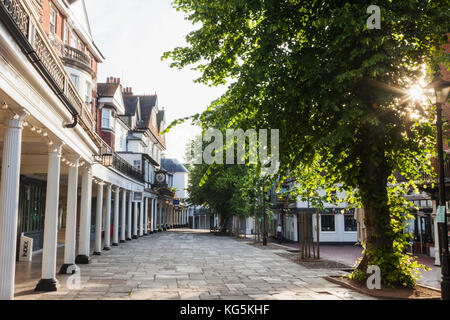 England, Kent, Tunbridge Wells, die Dachpfannen Einkaufsstraße Stockfoto