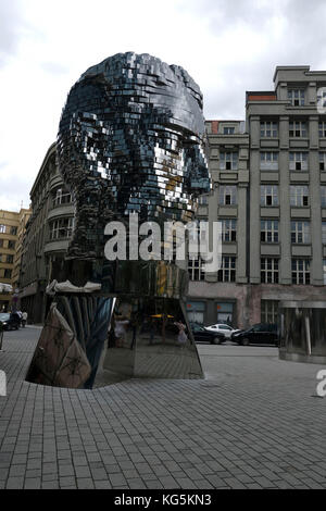 Europa, Tschechien, Prag, Kunst, Skulptur, Metamorphose, Franz Kafka Stockfoto