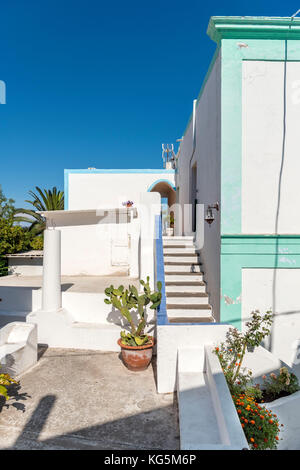 Dorf in der Nähe von Stromboli in Messina, Sizilien, Italien, Europa. Stockfoto