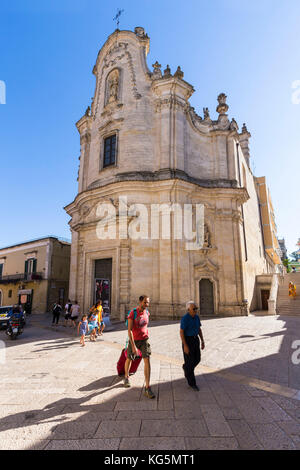 Fegefeuer-Kirche, Matera-Bezirk, Basilicata, Italien Stockfoto