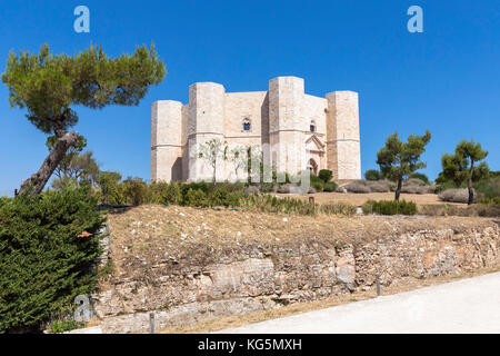 Castel del Monte, Andria, Barletta, Trani Bezirk, Apulien, Italien Stockfoto