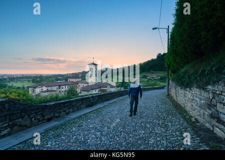 Astino Kloster, Bergamo, Lombardei, Italien Stockfoto