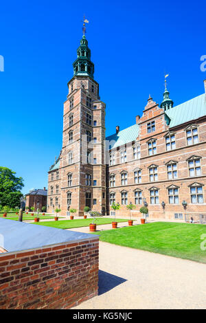 Schloss Rosenborg im niederländischen Renaissance-stil, Kopenhagen, Dänemark Stockfoto