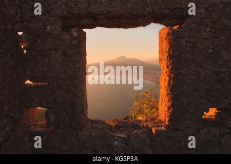 Europa, Italien, Kampanien, Neapel. Halbinsel von Sorrent Stockfoto