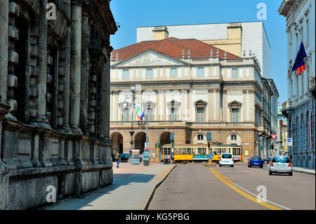 Scala Theater Opernhaus in Mailand, Italien Stockfoto