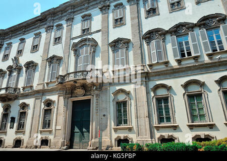 Palazzo Cusani Palace historisches Gebäude im Viertel Brera, Mailand, Via Brera 13, Italien Stockfoto