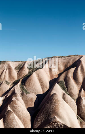 Felsen von Tarihi Milli Parki, Kappadokien, Türkei (Turchia) Stockfoto