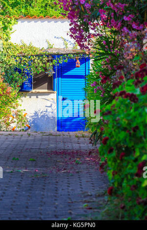 Haus der Insel San Domino, die Tremiti-inseln, Foggia, Apulien, Italien. Stockfoto