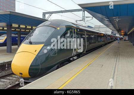 Great Western Railway Klasse 800 Intercity Express in den ersten Monat der Betrieb Stockfoto