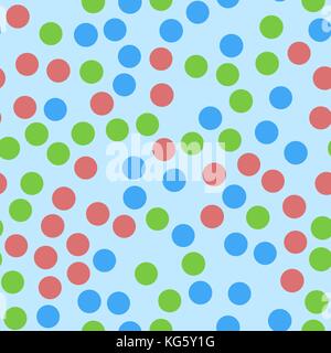 Polka Dots nahtlose Textur. nahtlose Muster Stock Vektor