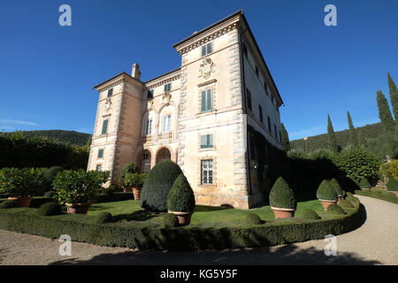 Zeitgenössische Bilder von Villa Cetinale, Siena Italien, Stockfoto