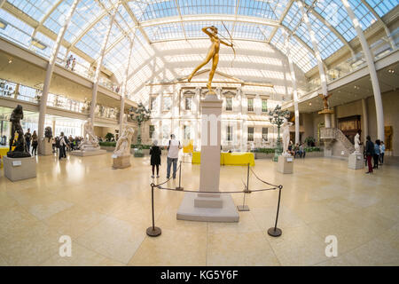 Die Charles Engelhard Gericht in der amerikanischen Flügel, das Metropolitan Museum der Kunst (Met), 5th Avenue, Manhattan, New York City, NY USA Stockfoto