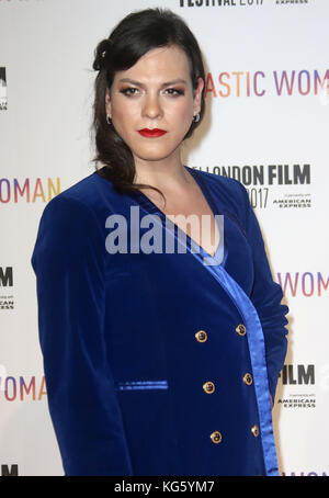Oct 06, 2017 - Daniela Vega Teilnahme an "eine fantastische Frau 'UK Premiere, Odeon Leicester Square in London, England, Großbritannien Stockfoto