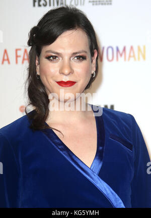 Oct 06, 2017 - Daniela Vega Teilnahme an "eine fantastische Frau 'UK Premiere, Odeon Leicester Square in London, England, Großbritannien Stockfoto