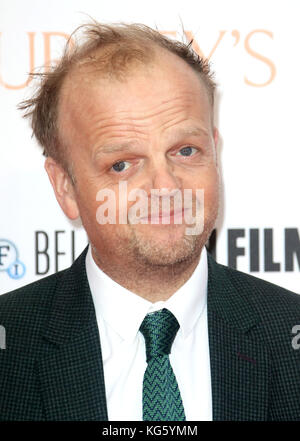 Oct 06, 2017 - Toby Jones die Teilnahme an 'Journey's End' Europäische Premiere, Odeon Leicester Square in London, England, Großbritannien Stockfoto