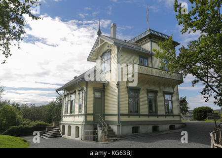 Troldhaugen, Heimat des berühmten Komponisten Edvard Grieg in Bergen, Norwegen Stockfoto