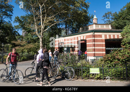 Karussell im Central Park, NYC Stockfoto