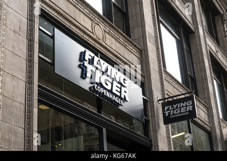 Flying Tiger Copenhagen Store in 920 Broadway, NYC, USA Stockfoto