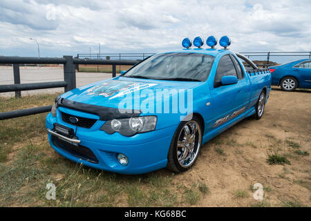 Australische Ford Falcon Utility pickup BA XR 8 Chef 260 5,4 Liter-V8. 2002-2005. Stockfoto