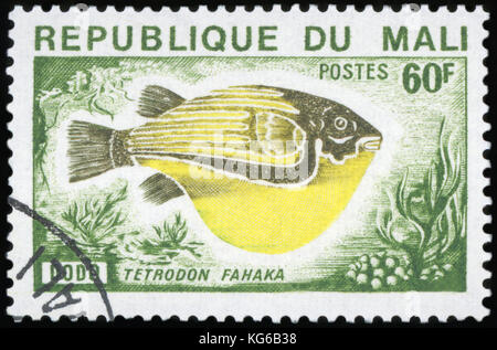 Briefmarke der Republique von Mali Stockfoto